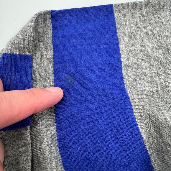 Scotch & Soda Amsterdam Couture Striped Crewneck Sweater Size Large Wool Blend - Picture 6 of 9